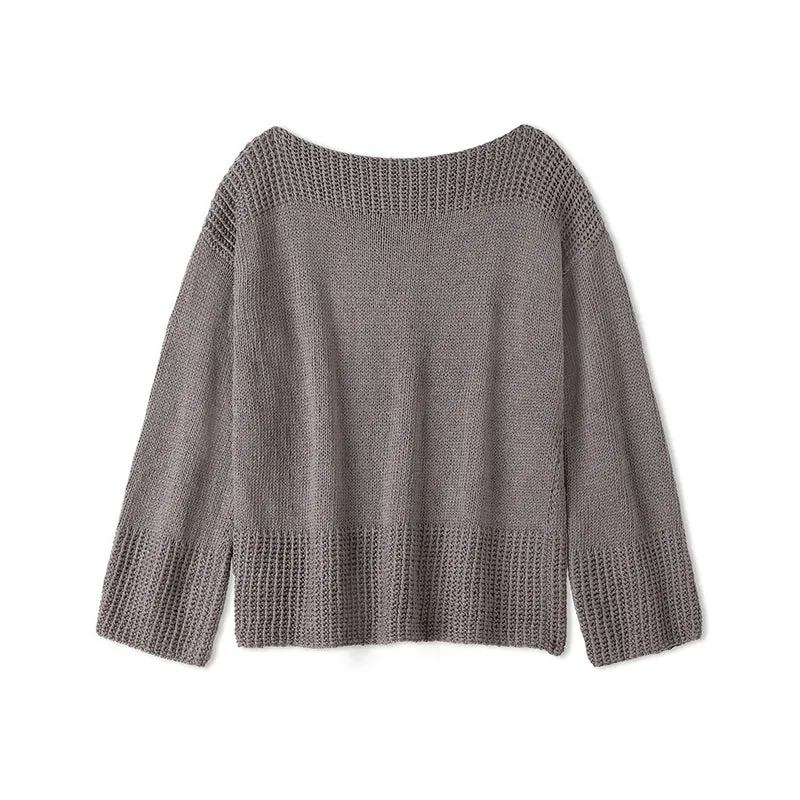 Lana Grossa Cotton Silk 010 Graubraun