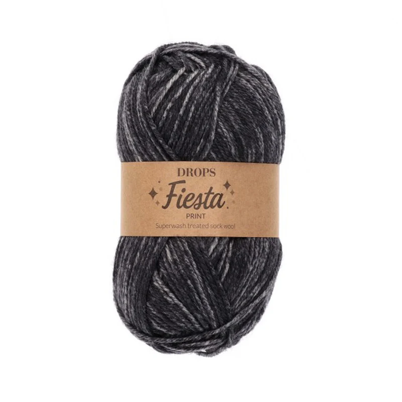 DROPS Fiesta Print 33 Graphit