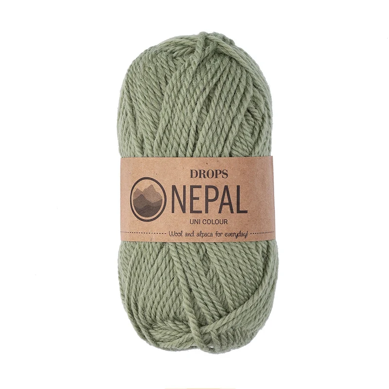 DROPS Nepal Uni Colour 8918 Moosgrün