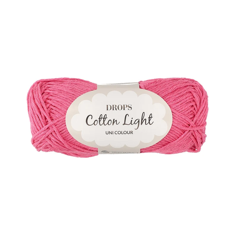 DROPS Cotton Light Uni Colour 045 Rosa Flamingo