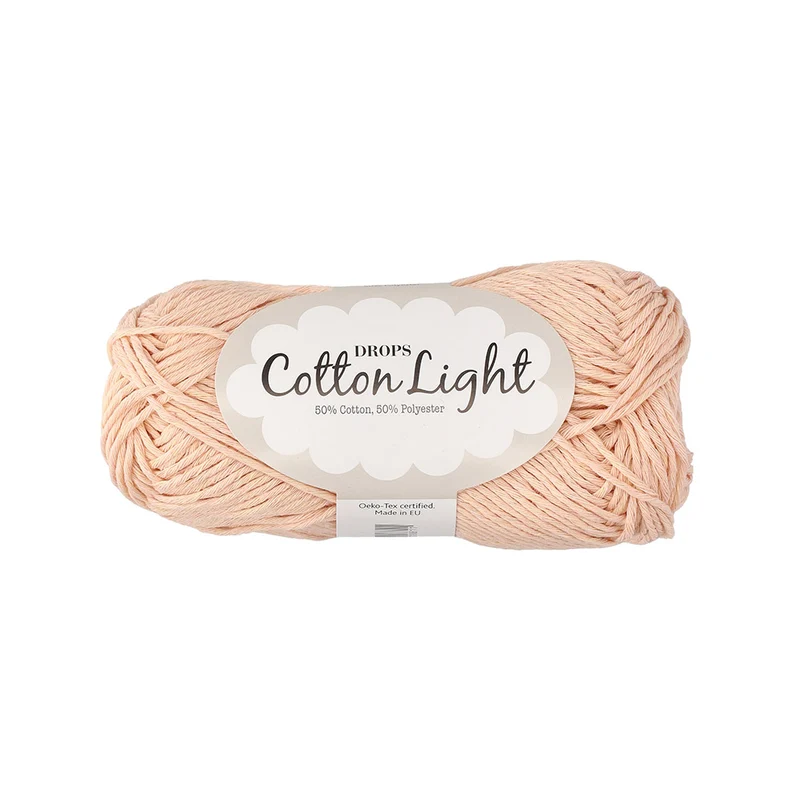 DROPS Cotton Light Uni Colour 040 Helles Pfirsich