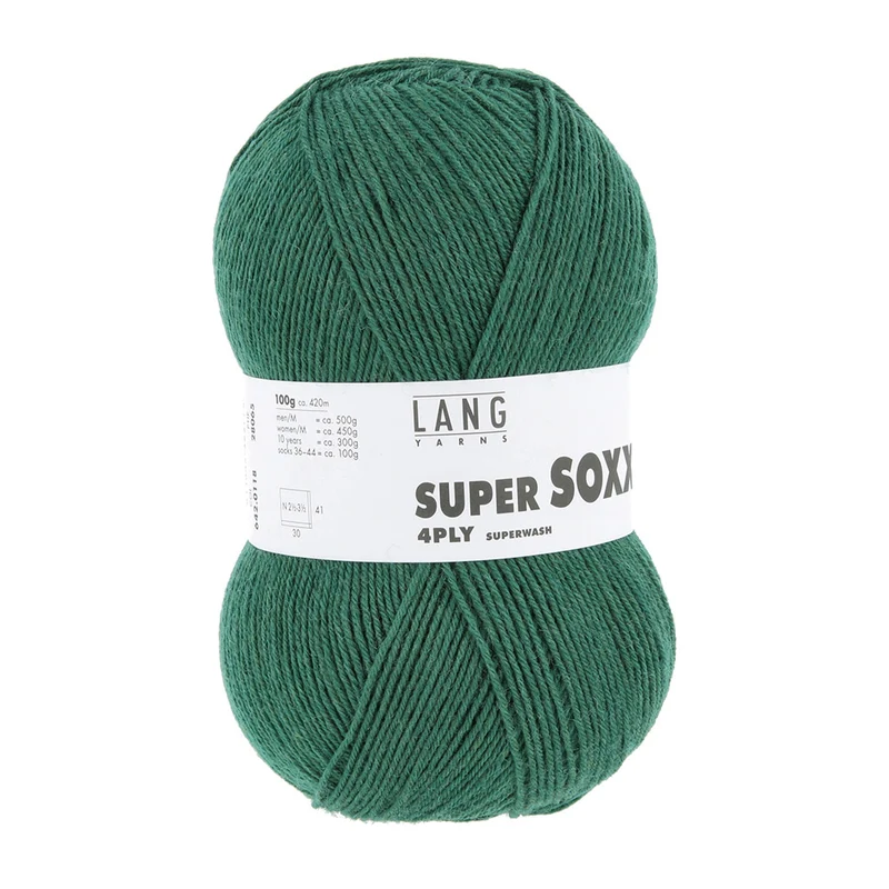 Lang Yarns Super Soxx 4-Fach 0118 Spar (4-fädig)