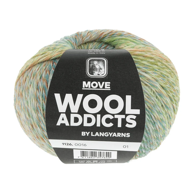 Lang Yarns Move 0016 Dunkelgrün/Oliv/Petrol/Braun