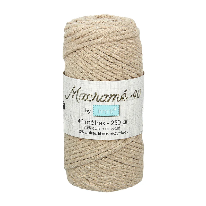 Trimits Makramee 40 m 156 Neutral