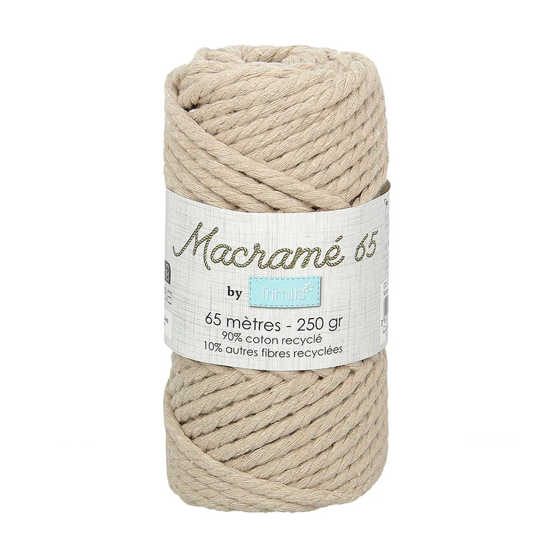 Trimits Makramee 65 m 156 Neutral