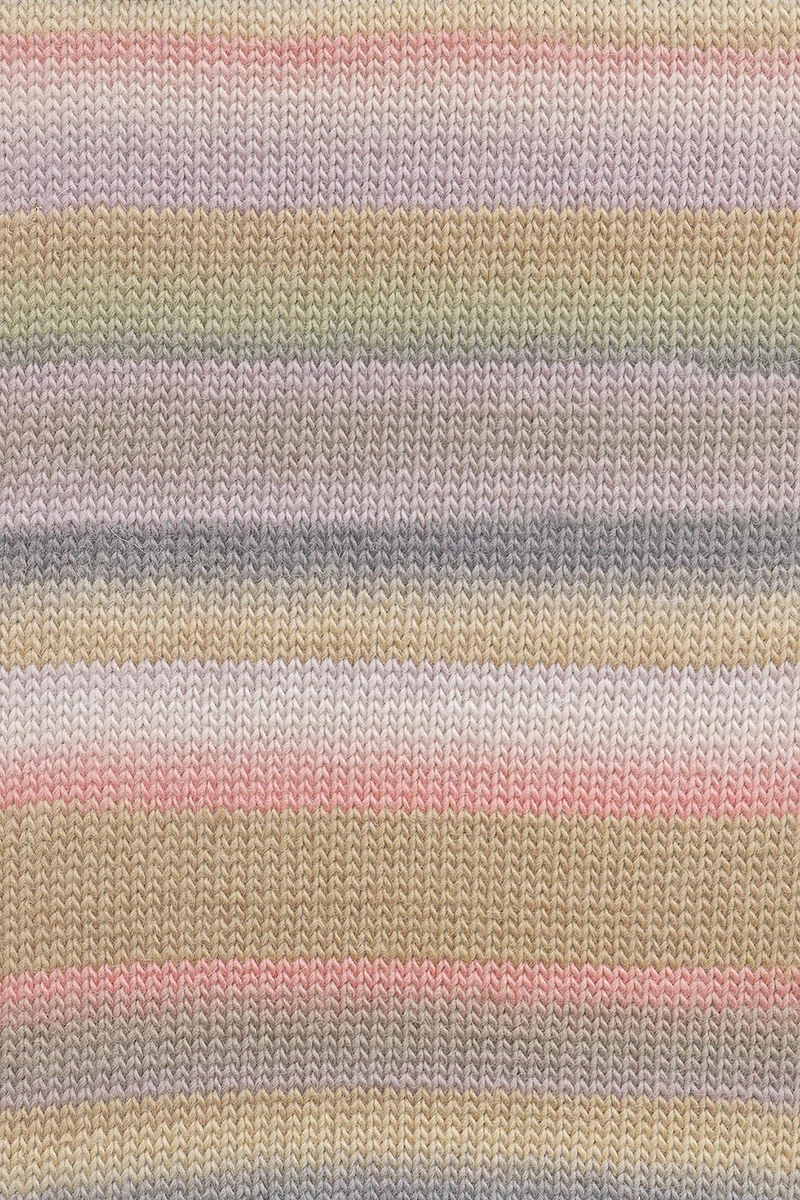 Lang Yarns Aurora 0001 Koralle/Braun/Lila/Oliv