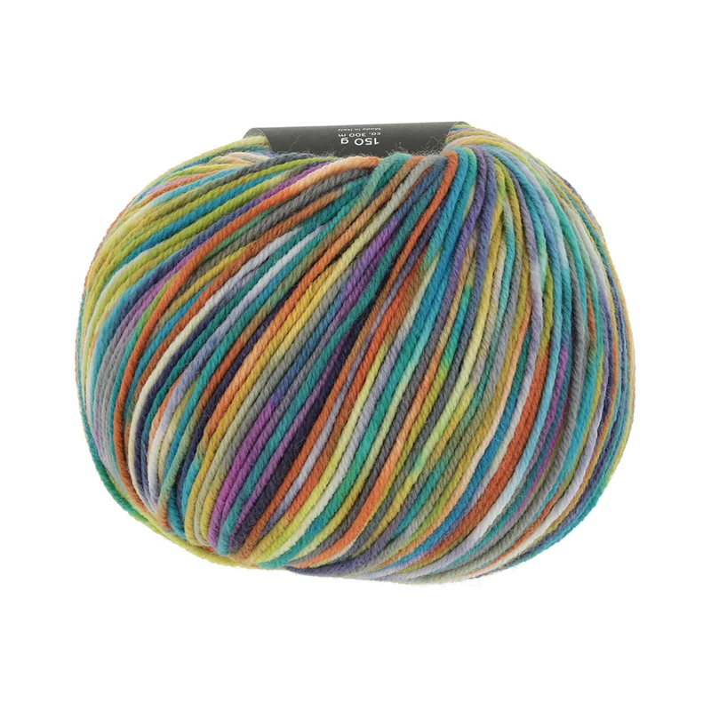 Lang Yarns Move 8-fach 0006 Orange/Türkis/Rot