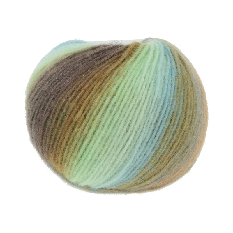 Lang Yarns Cloud 016 Grün/Türkis/Messing