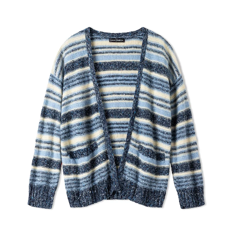 Lana Grossa Finito 011 Blau-Lila/Creme