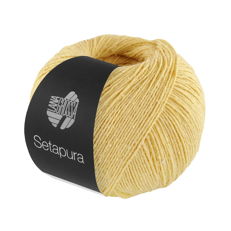 Lana Grossa Setapura 001 Hellgelb