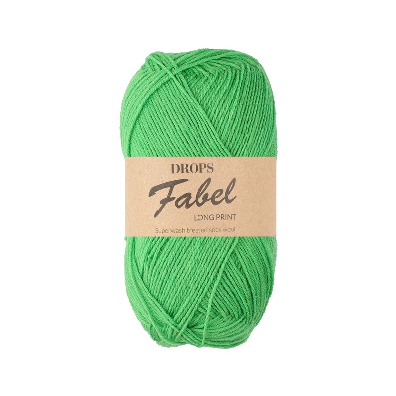DROPS Fabel Uni Colour 118 Papageiengrün