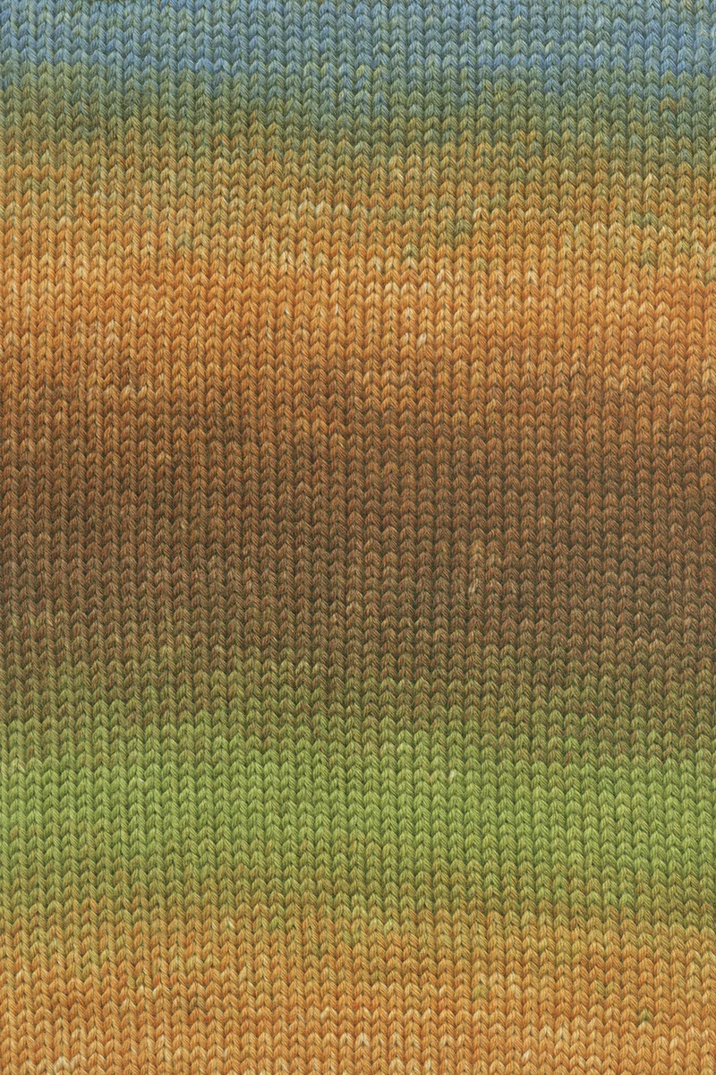 Lang Yarns Move 6-fach 0008 Orange/Olive/Braun/Blau
