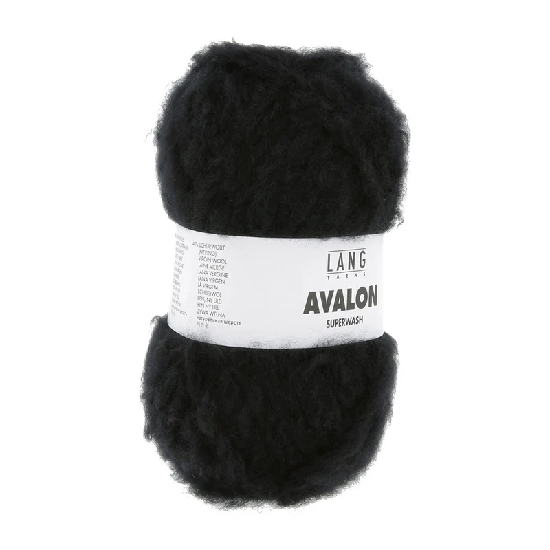 Lang Yarns Avalon 0004 Schwarz