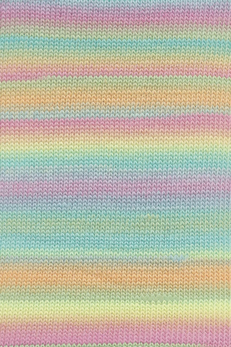 Lang Yarns Aurora 0006 Türkis/Rosa/Orange/Gelb
