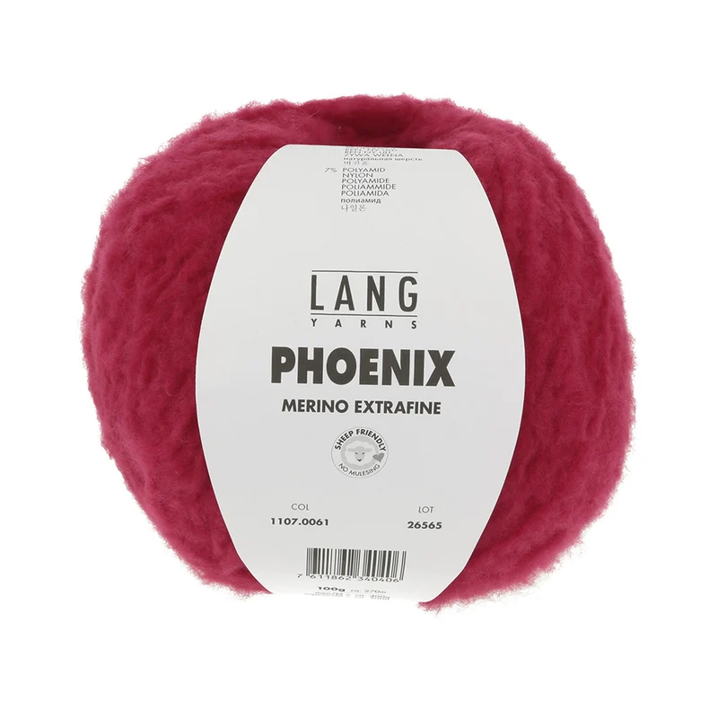 Lang Yarns Phoenix 061 Weinrot