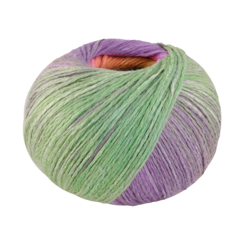 Lana Grossa Cotonella 012 Himmelblau/Salbeigrün/Türkis/Gelb/Orange/Rosa/Lila