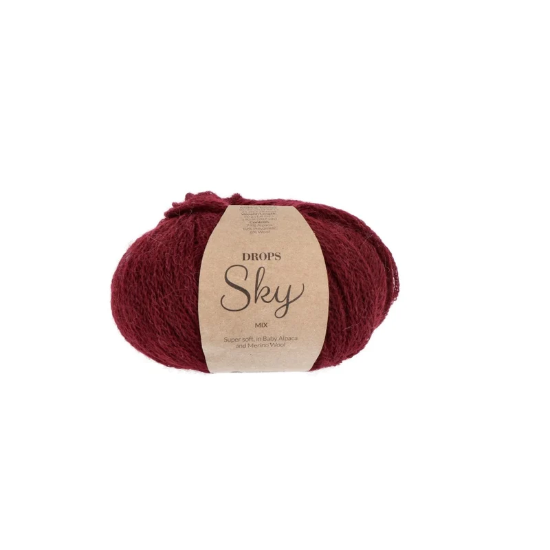 DROPS Sky Mix 034 Weinrot