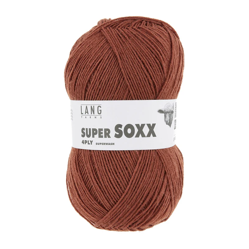 Lang Yarns Super Soxx 4-Fach 0015 Nougat (4-fädig)