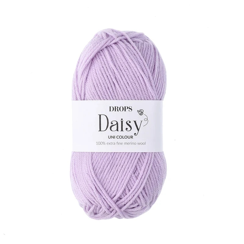 Drops Daisy Uni Colour 007 Süße Orchidee