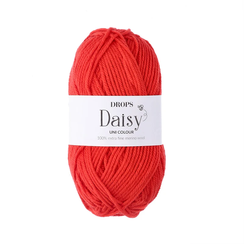 Drops Daisy Uni Colour 020 Rot