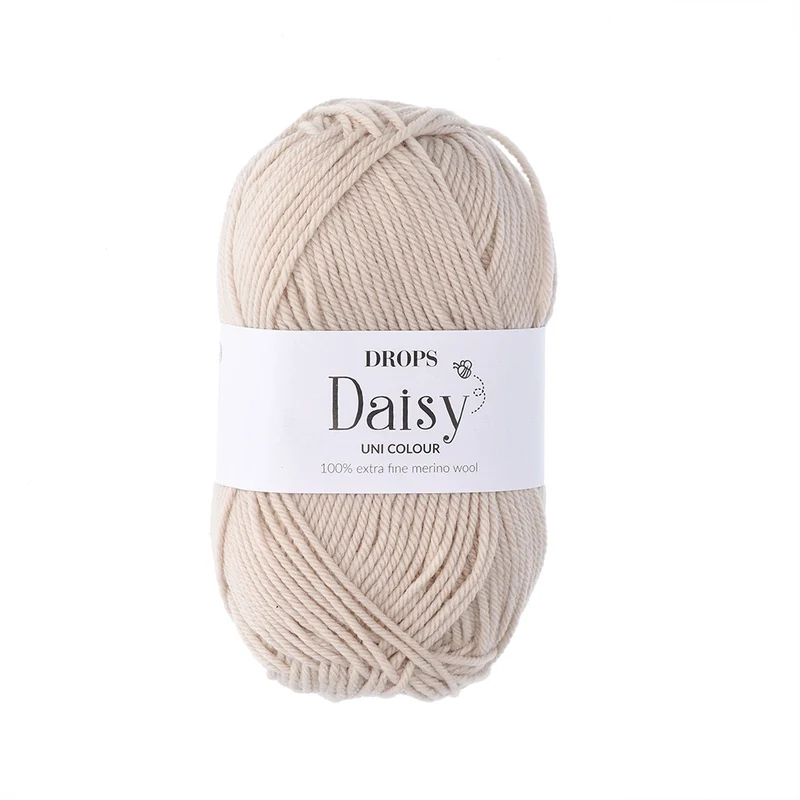 DROPS Daisy Uni Colour 002 Marzipan