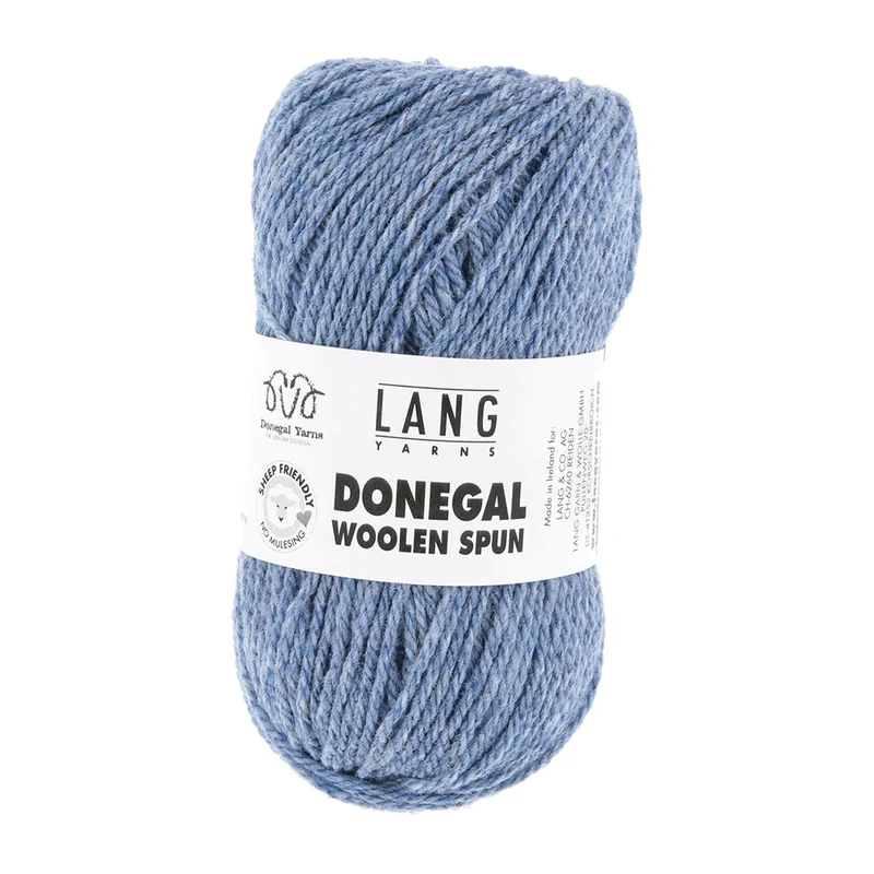 Lang Yarns Donegal Woolen Spun 0022 Blau