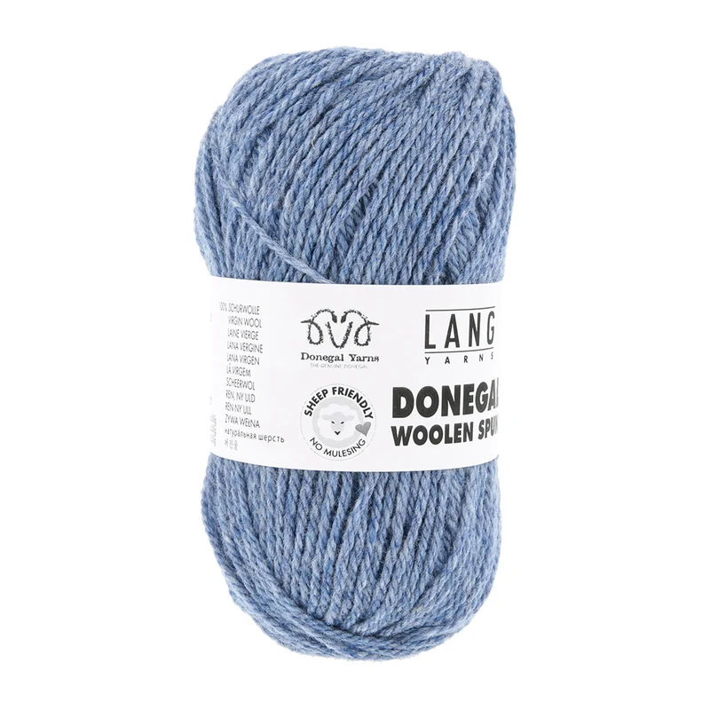 Lang Yarns Donegal Woolen Spun 0022 Blau