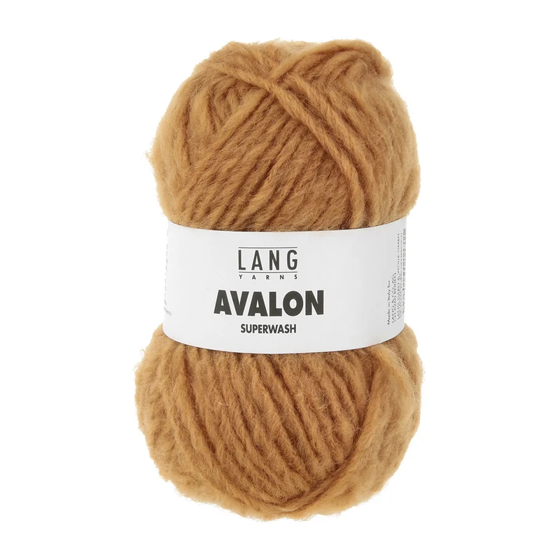 Lang Yarns Avalon 0075 Braun-Orange