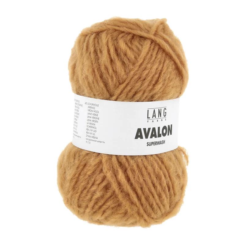 Lang Yarns Avalon 0075 Braun-Orange