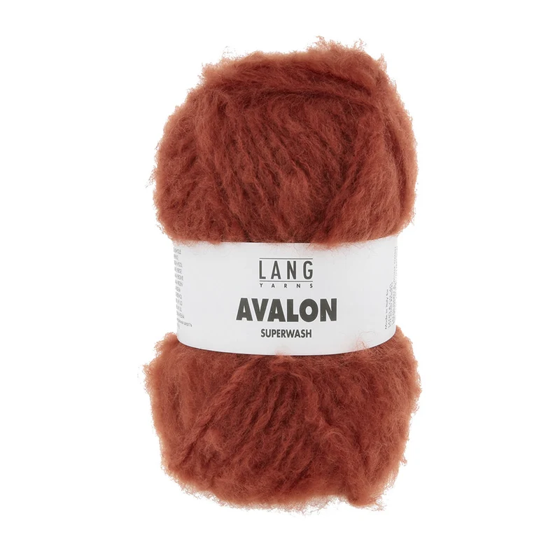 Lang Yarns Avalon 0087 Ziegelrot