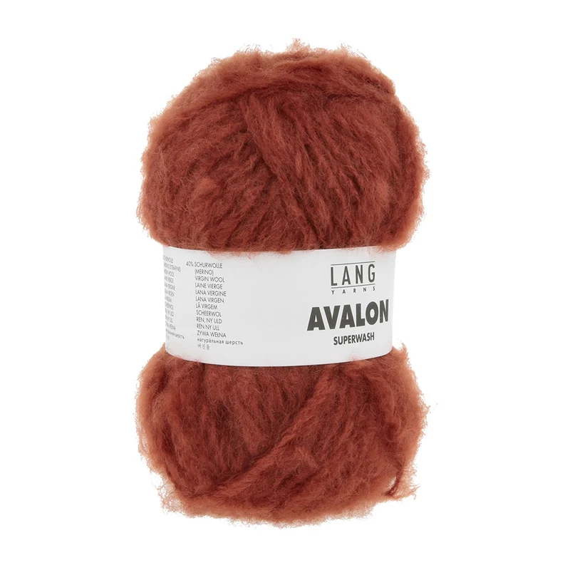 Lang Yarns Avalon 0087 Ziegelrot