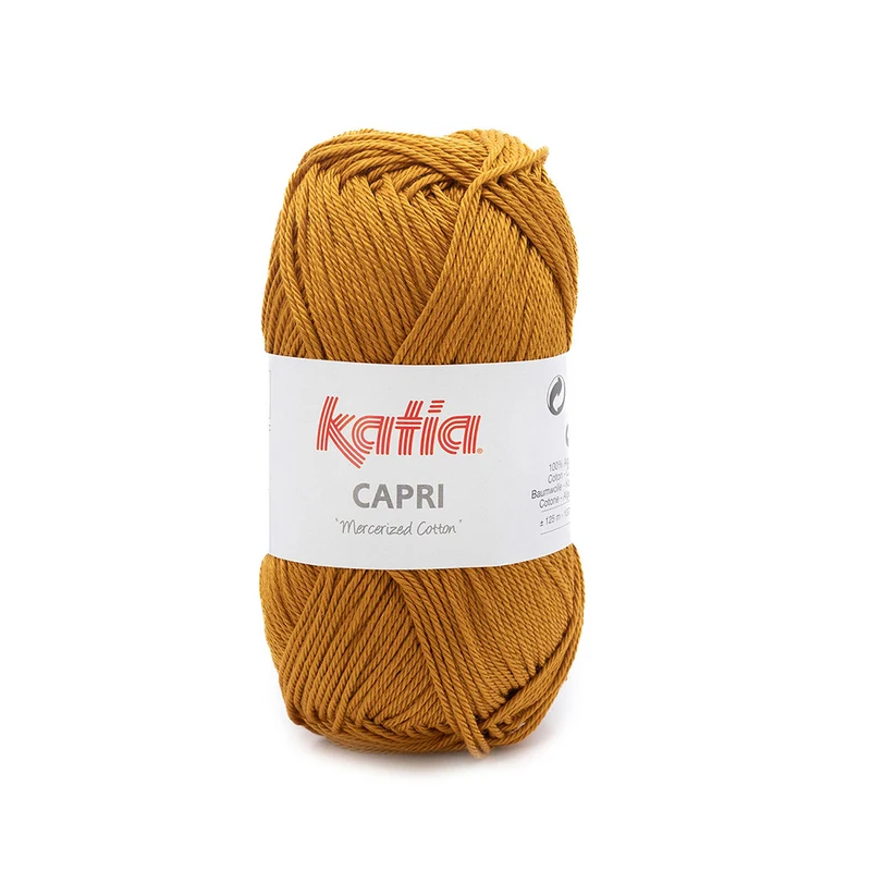 Katia Capri 82200 Dunkles Senfgelb
