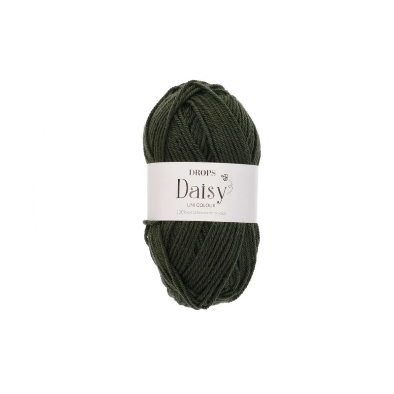 DROPS Daisy Uni Colour 033 Dunkler Wald