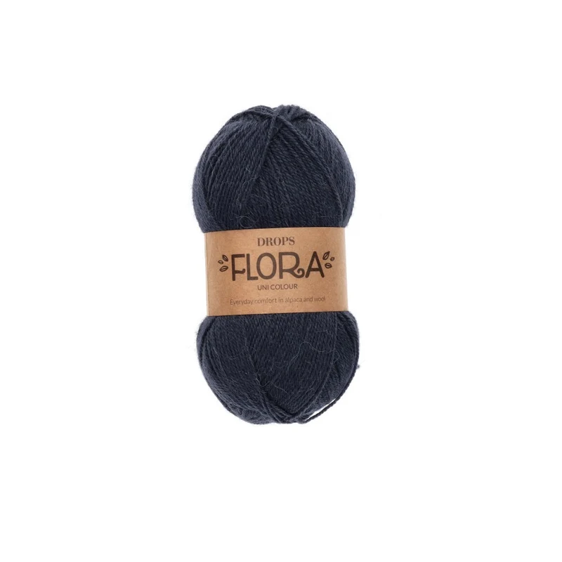 DROPS Flora Uni Colour 35 Nachtschatten