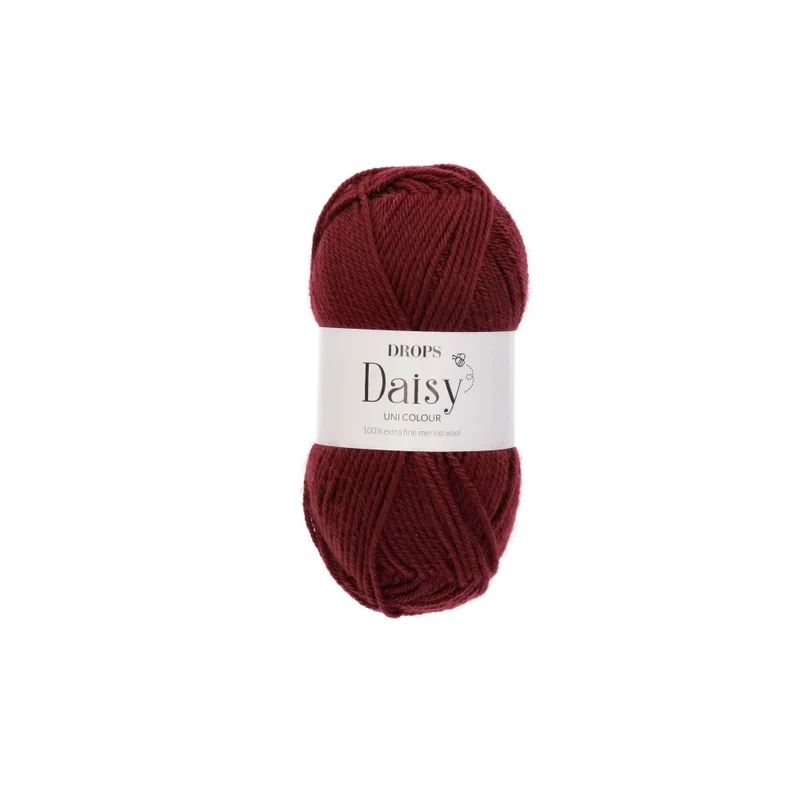 Drops Daisy Uni Colour 036 Burgund