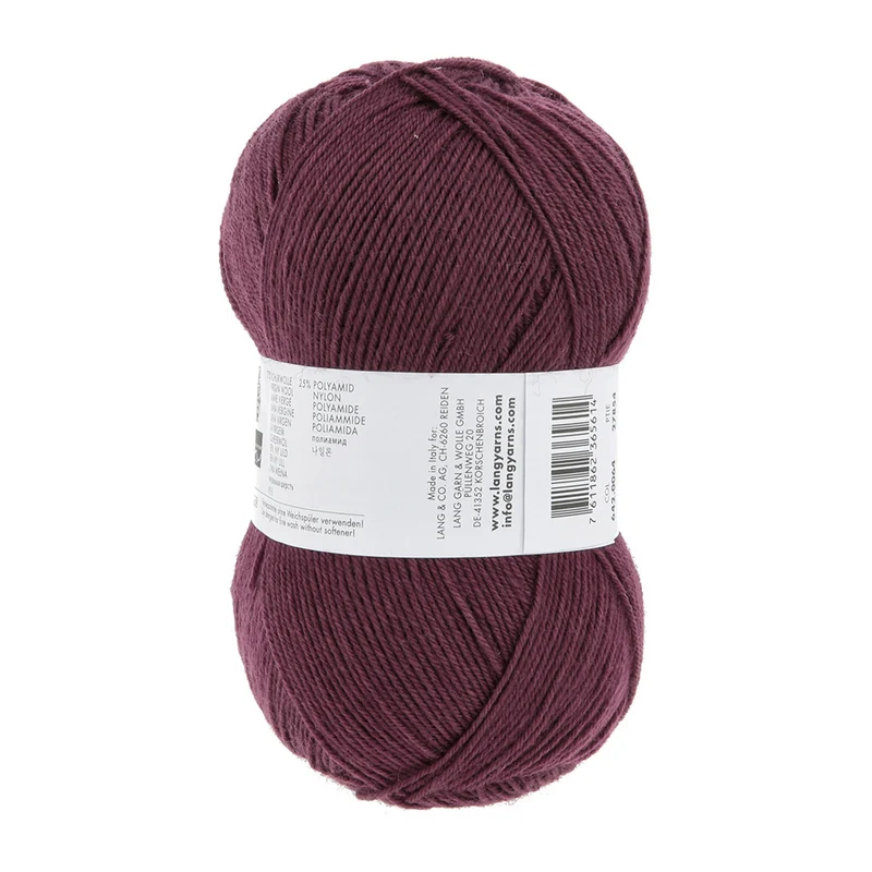 Lang Yarns Super Soxx 4-Fach 0064 Burgund (4-fädig)