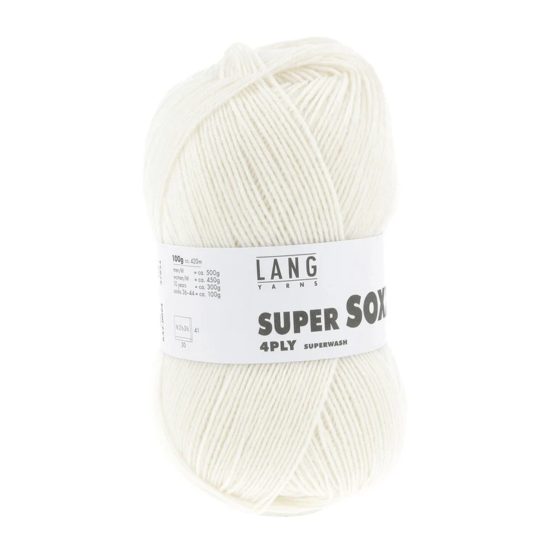 Lang Yarns Super Soxx 4-fach 0094 Creme (4-fädig)