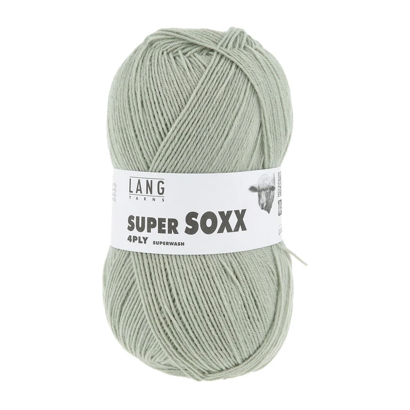 Lang Yarns Super Soxx 4-Fach 0092 Salbei (4-fädig)
