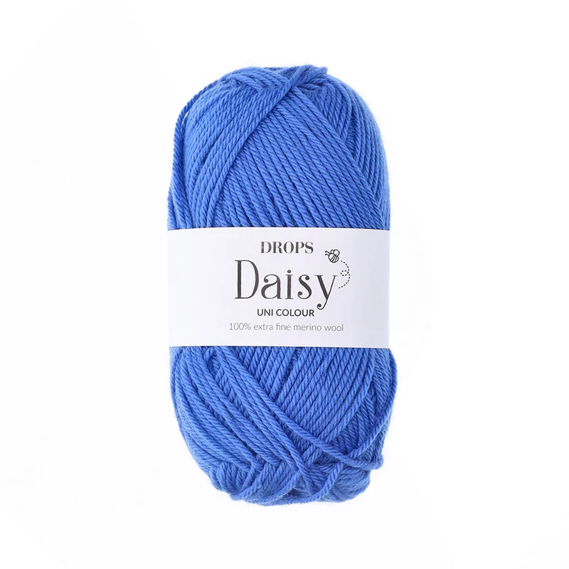 DROPS Daisy Uni Colour 024 Kobaltblau