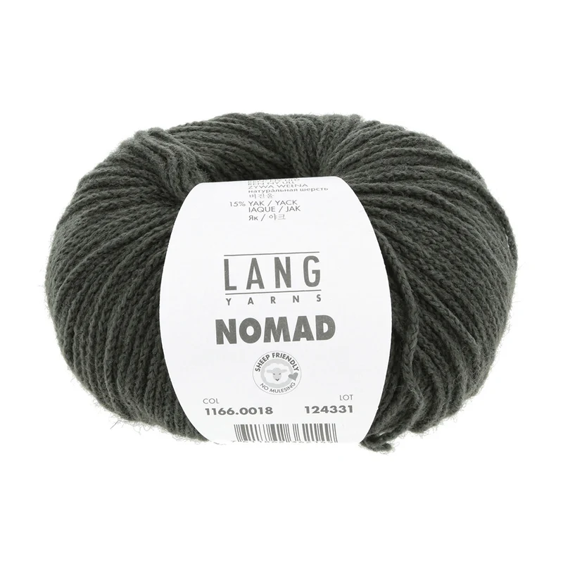 Lang Yarns Nomad 0018 Dunkelgrün