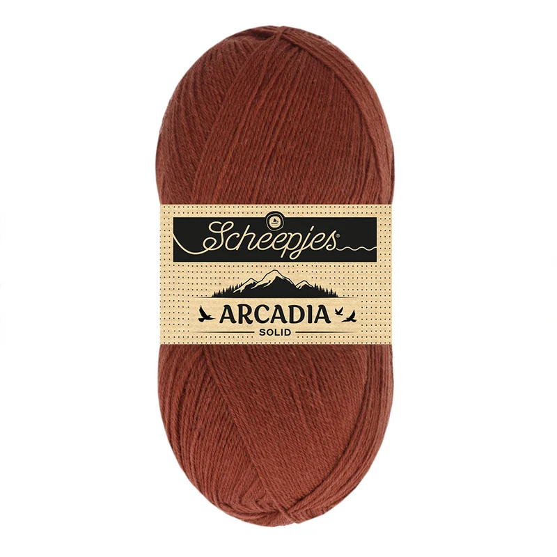 Scheepjes Arcadia Solid 812 Mahagoni