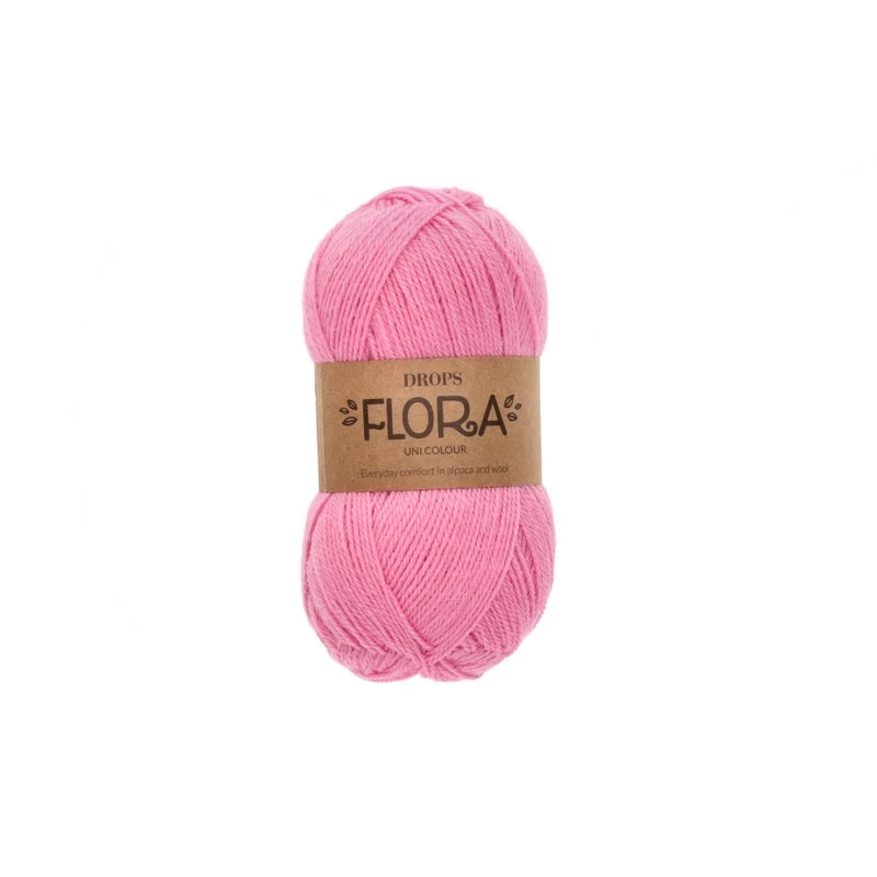 DROPS Flora Uni Colour 36 Rosenblatt