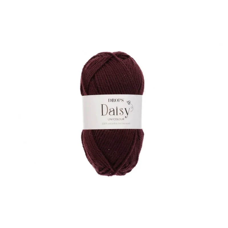 Drops Daisy Uni Colour 034 Dunkle Traube