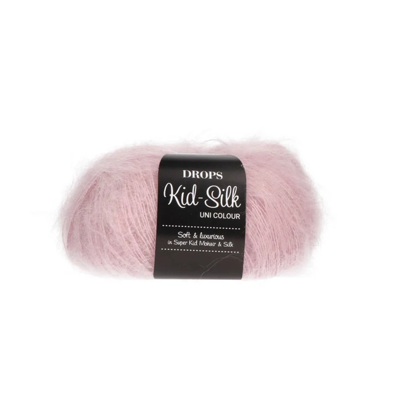 DROPS Kid-Silk Uni Colour 063 Puderrosa