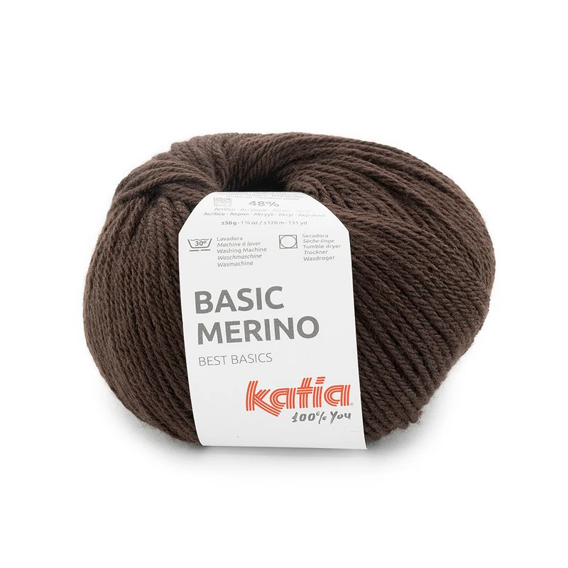 Katia Basic Merino 106 Schokoladenbraun