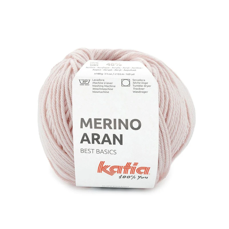 Katia Merino Aran 112 Sehr helles Rosa