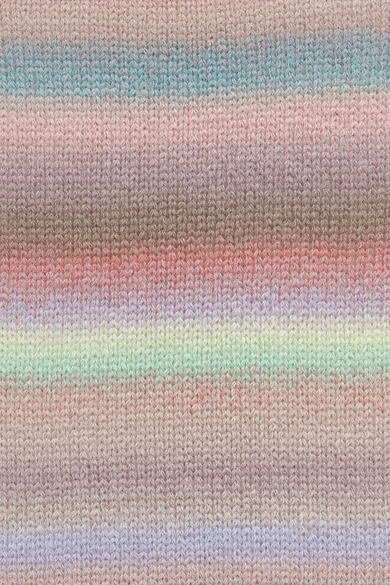 Lang Yarns Harmony 008 Lachs/Braun/Grün/Flieder