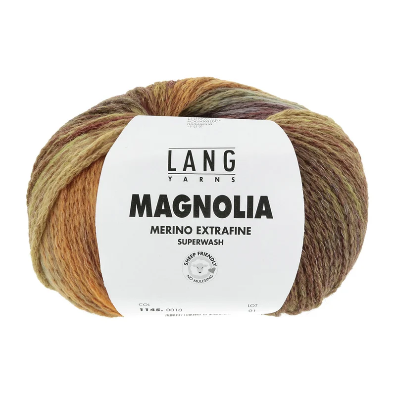 Lang Yarns Magnolia 0010 Braun/Ocker/Grau