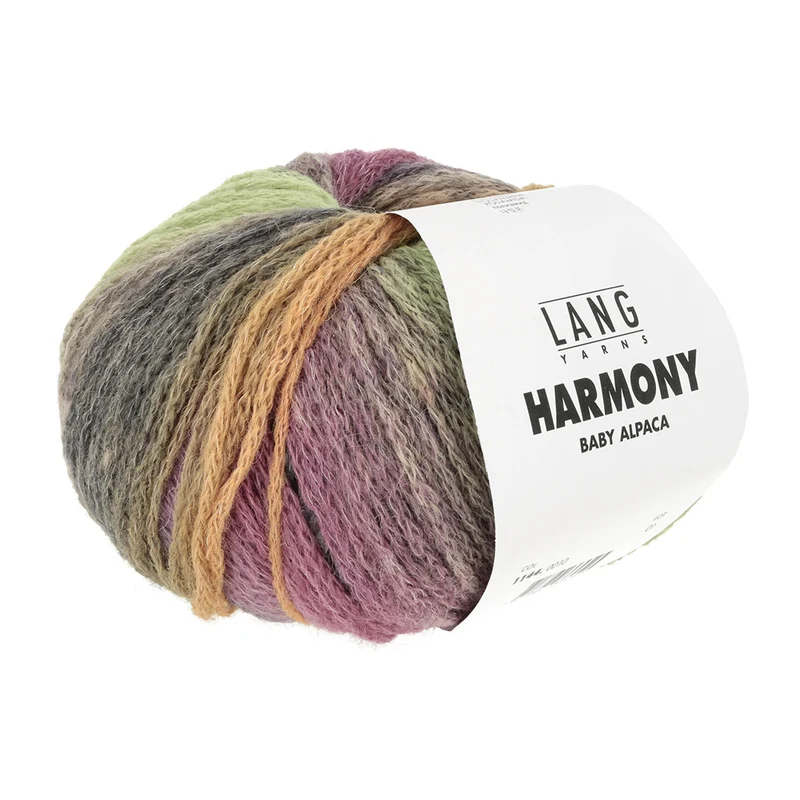 Lang Yarns Harmony 010 Lila/Grün/Orange/Grau