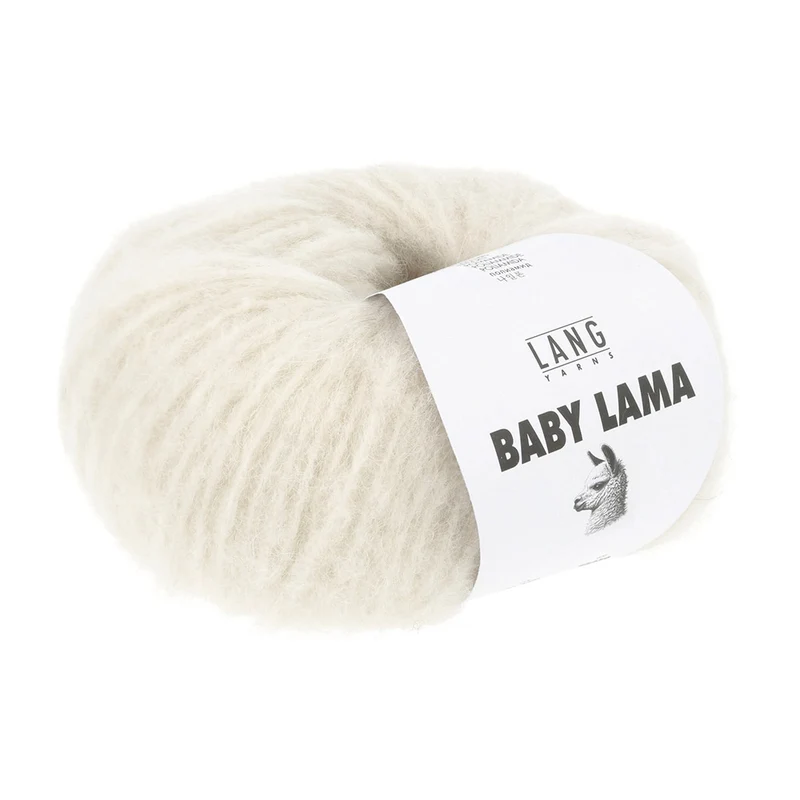 Lang Yarns Baby Lama 0001 Weiß